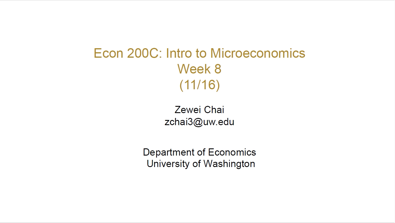 ECON 200 Lecture 13