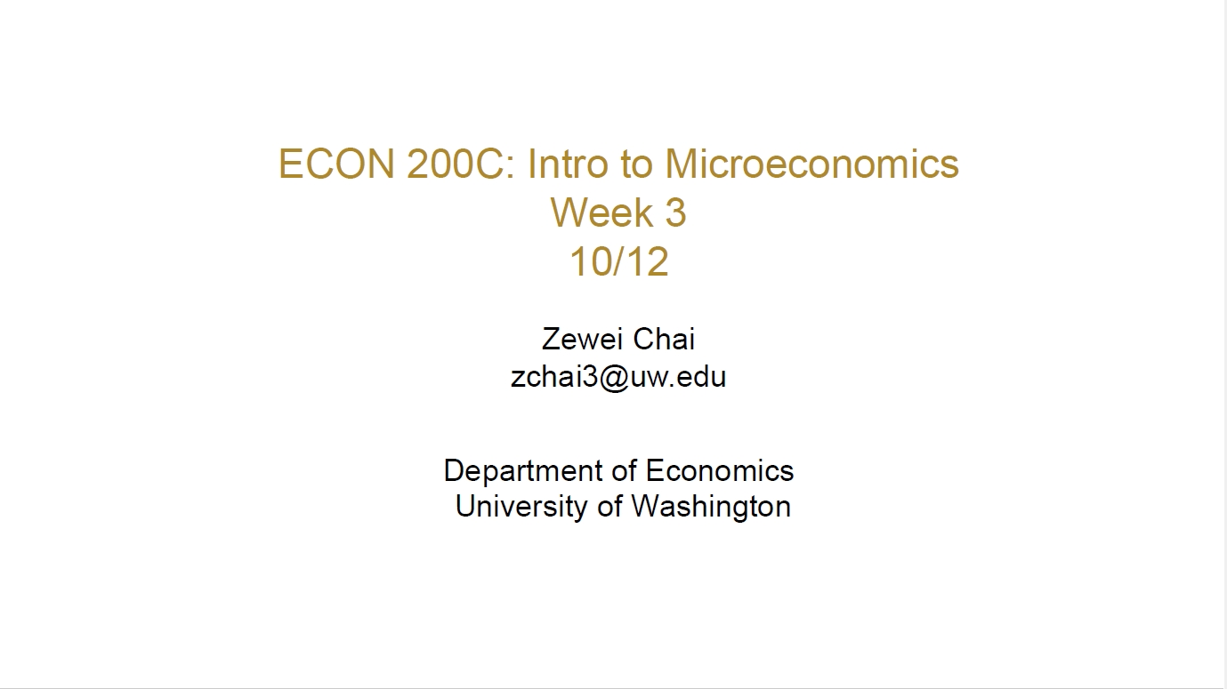 ECON 200 Lecture 5
