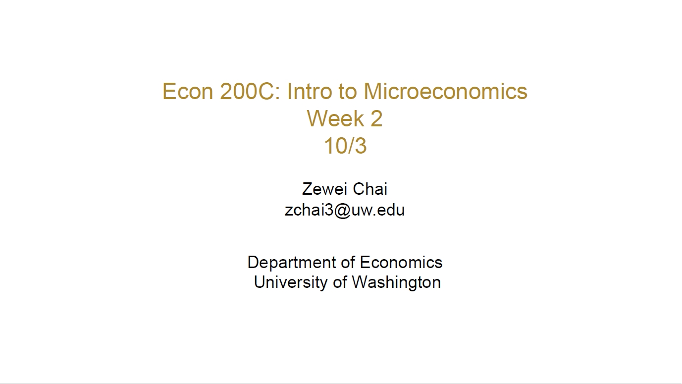 ECON 200 Lecture 2