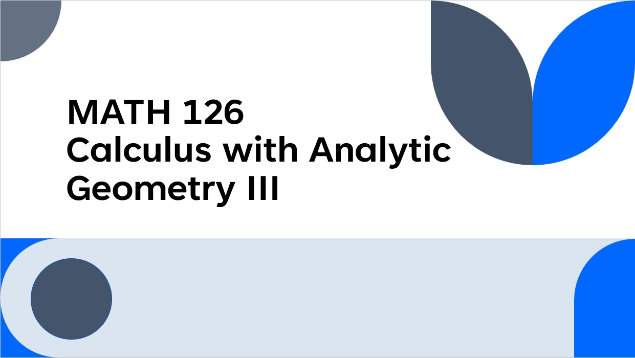 Chapter 12: Vectors and the Geometry of Space