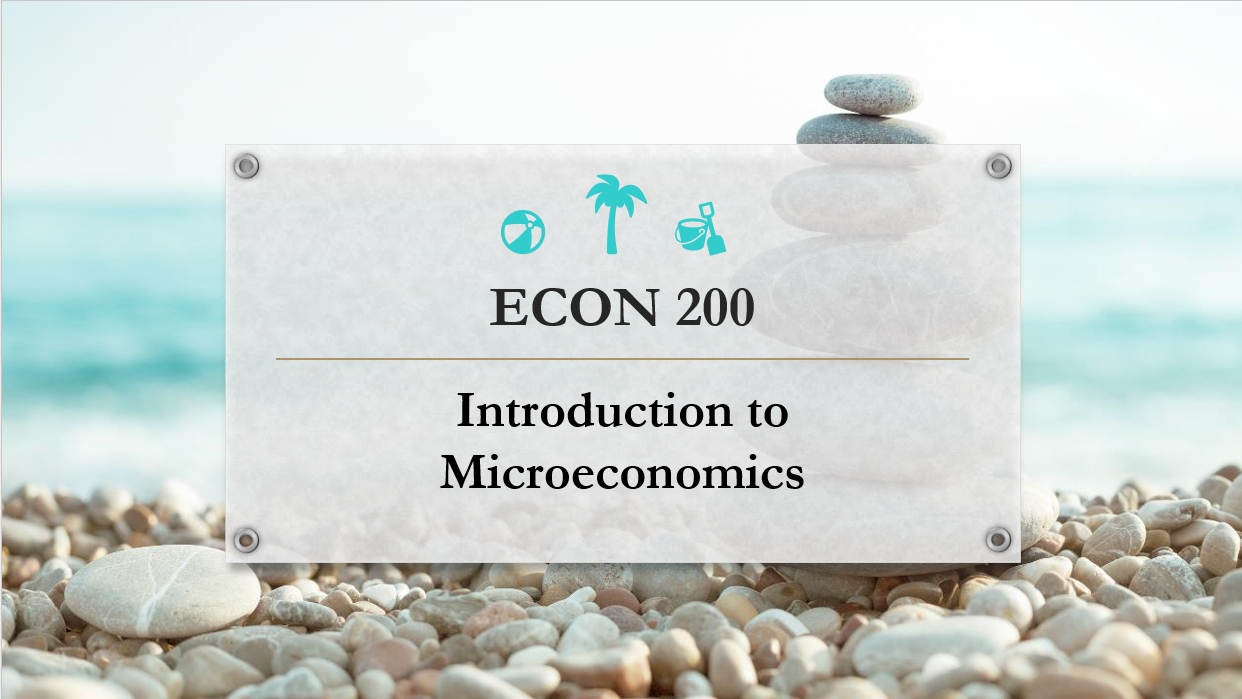 Chapter 1. Economics and Life 