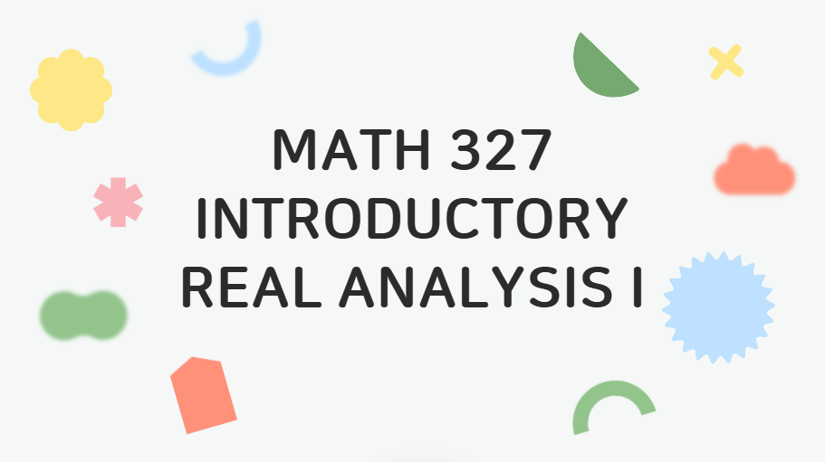 MATH 327 notes